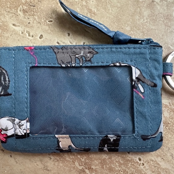 VERA BRADLEY CAT'S MEOW ZIP ID CASE:NWT CATS - Picture 5 of 7